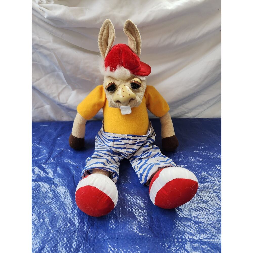 Shari Lewis Charlie Horse Hand Puppet Stuffed Animal Plush Toy Vintage 14 Inch